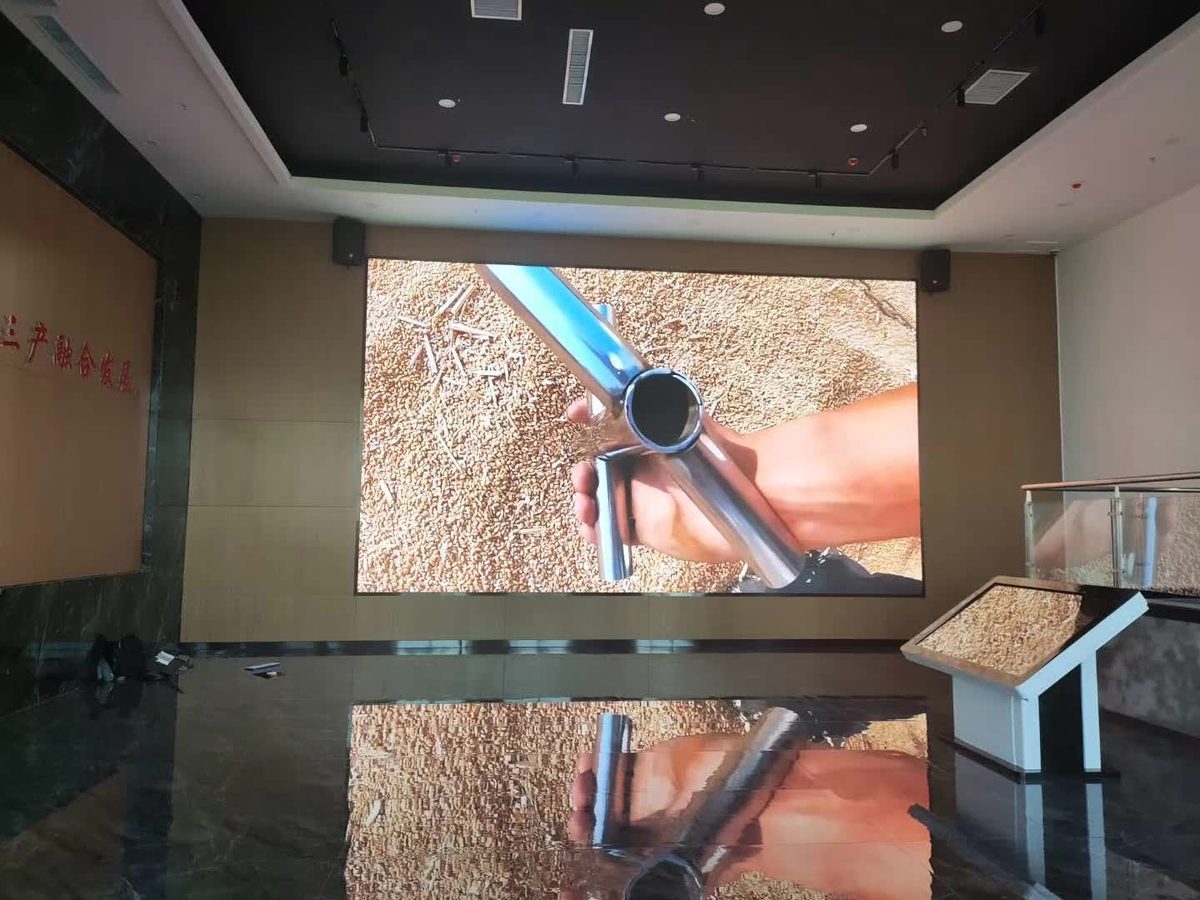 邢台市 金沙河集团展厅 多媒体与集团展览展示工程 验收交付 — 现场照片 2