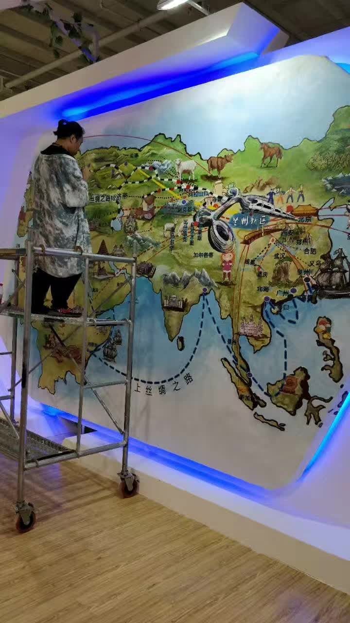100寸触摸屏 3d建模 投影沙盘 投影彩绘 — 现场照片 5