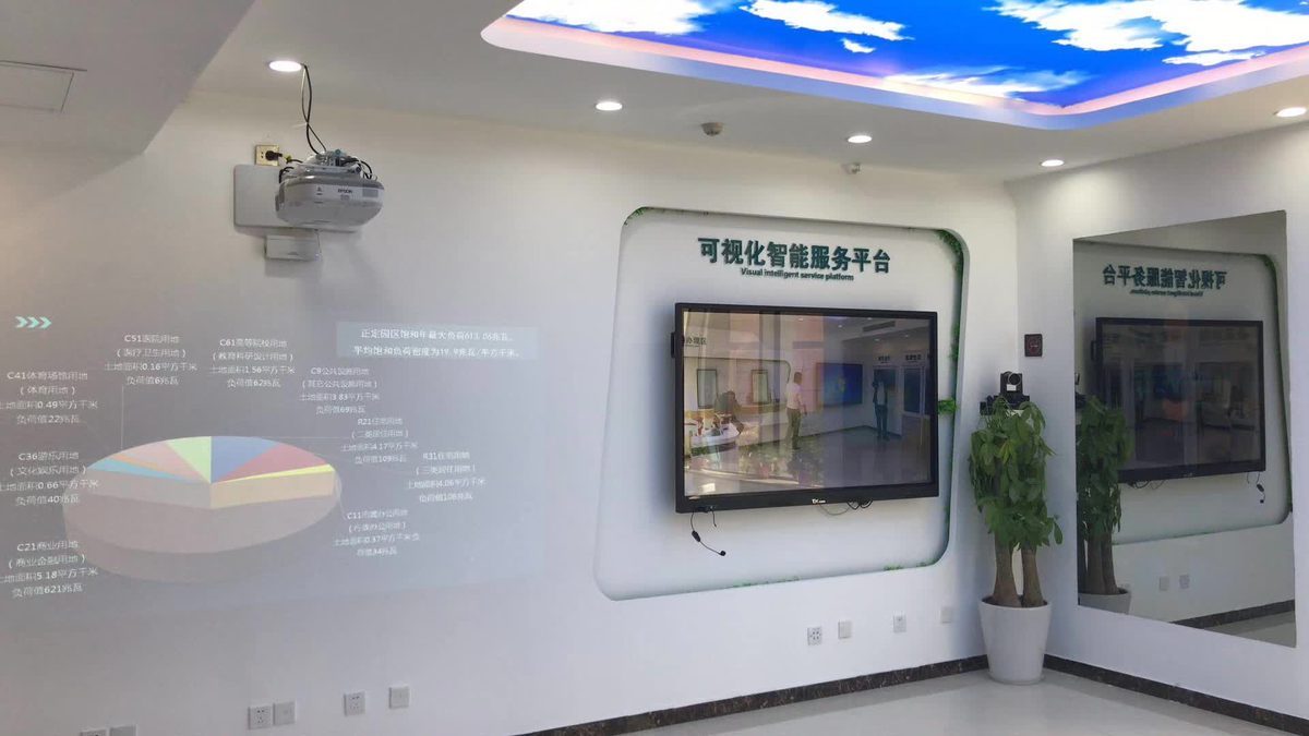 石家庄正定 国家电网多媒体展厅 调试完成 — 现场照片 2