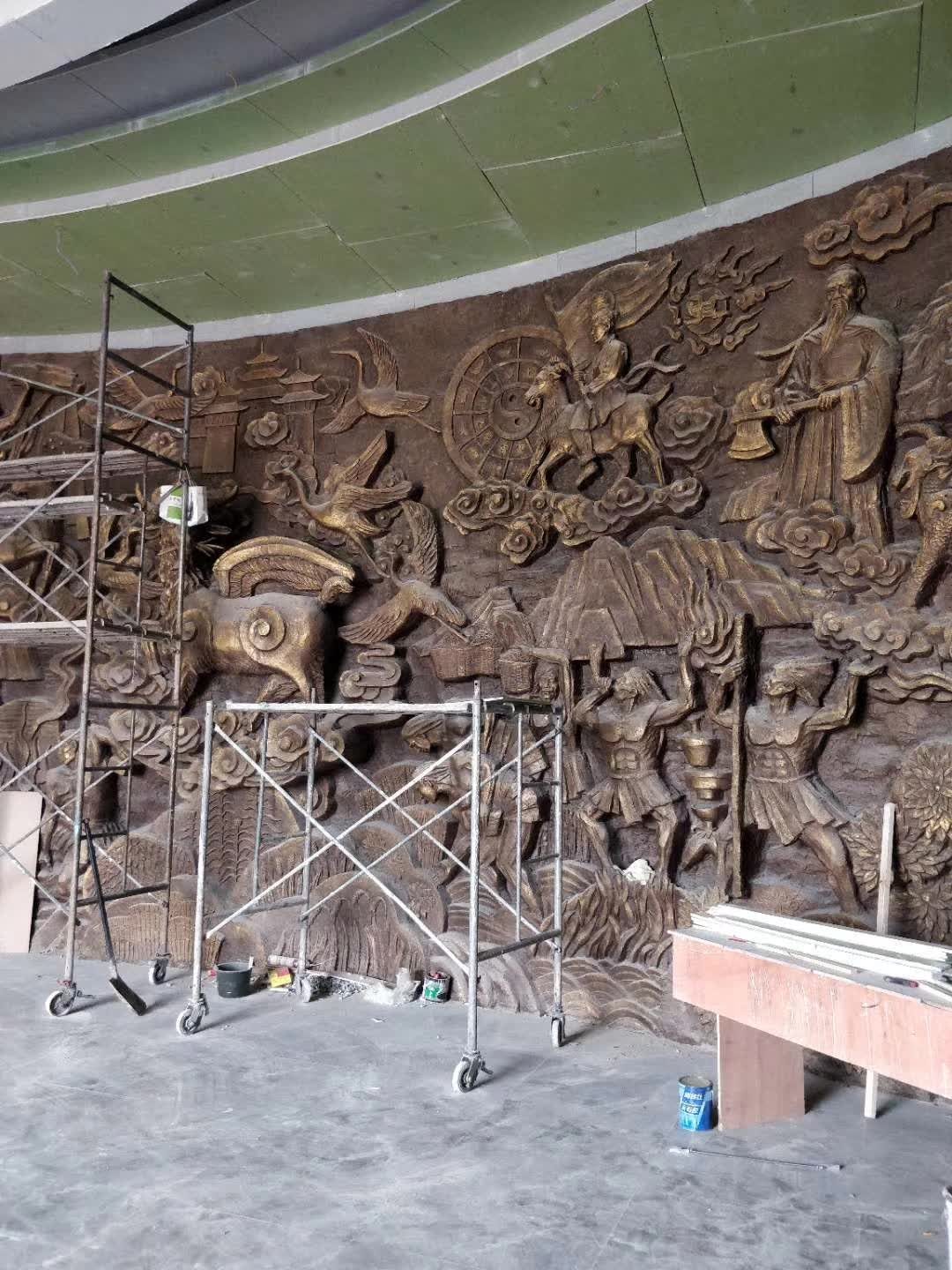 S212与X708交叉口内蒙羊文化博物馆 多媒体进场安装 滑轨 沙盘 — 现场照片 2