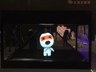 五棵松搜狗年会 四米的全息 一天搞定 值得您的信赖 — 五棵松 数字展厅项目