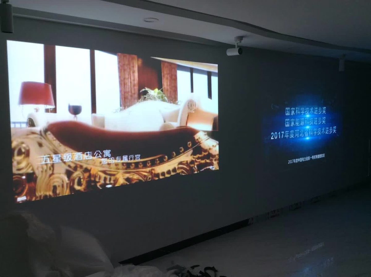 山东潍坊农村商业银行展厅 多媒体设备调试完成 — 现场照片 2