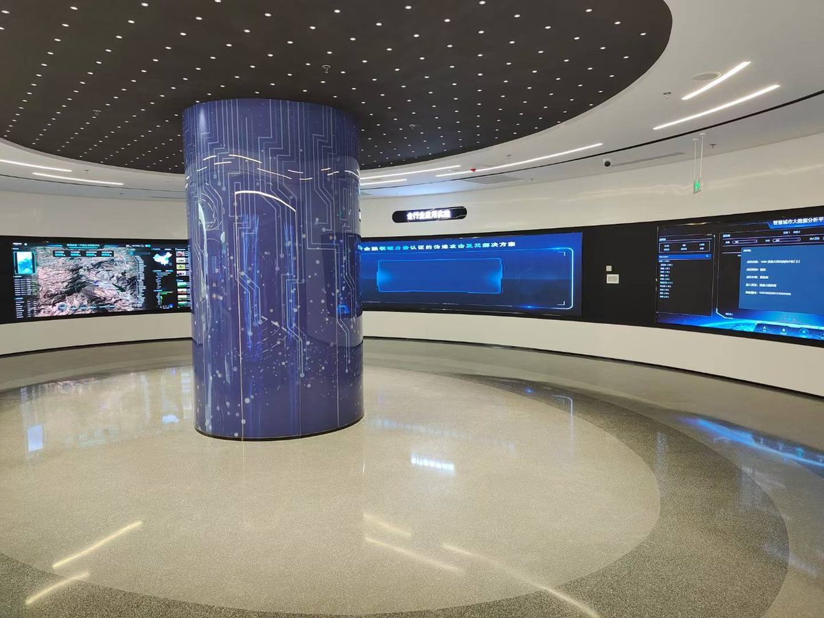 曙光天津产业基地天津曙光集团数字展厅 完工交付 今年的第三个芯片企业展厅 — 现场照片 8