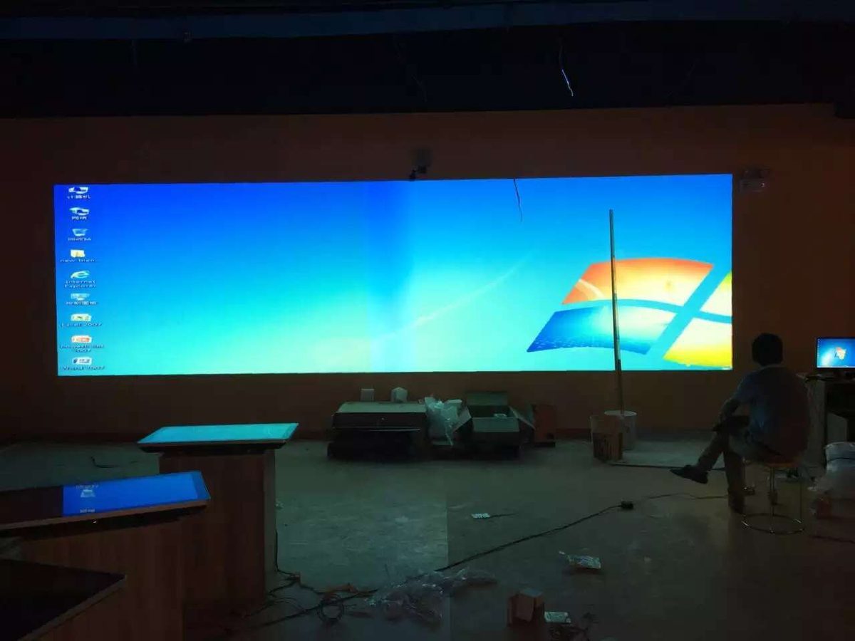合肥万达 儿童乐园 7米虚拟绘画互动墙 调试中 — 现场照片 5