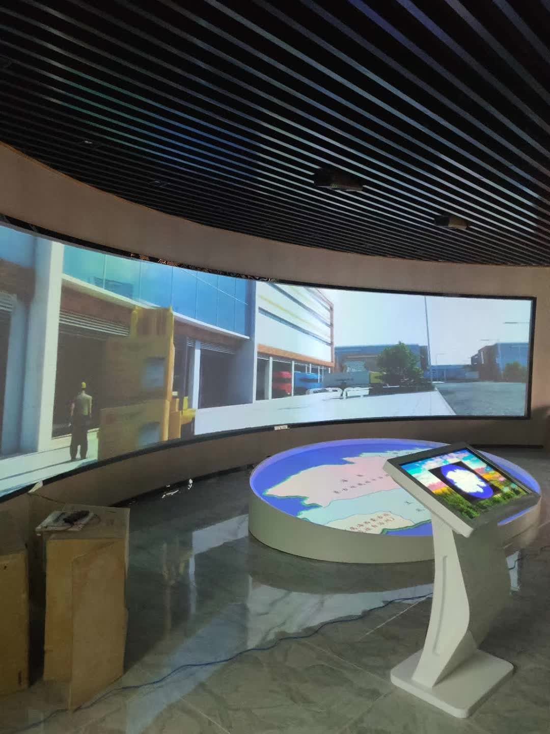 青海省农牧厅青海农牧厅 滑轨墙 3d影院 全息投影 — 现场照片 2